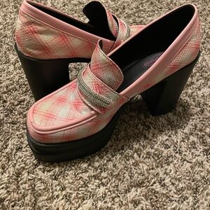 Sugarpunk Plaid Platform Loafers